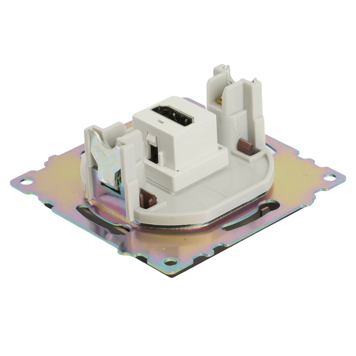 Электротовар Розетка HDMI 2.1, Type A (механизм), STEKKER GLS00-7118-04, серия Катрин, шоколад… коричневый поликарбонат / латунь — фото 4
