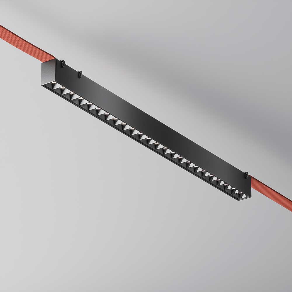 Подвесные светильник Подвесной светодиодный светильник Maytoni Technical Pendant system Parity Points черный металлические / алюминий — фото 4