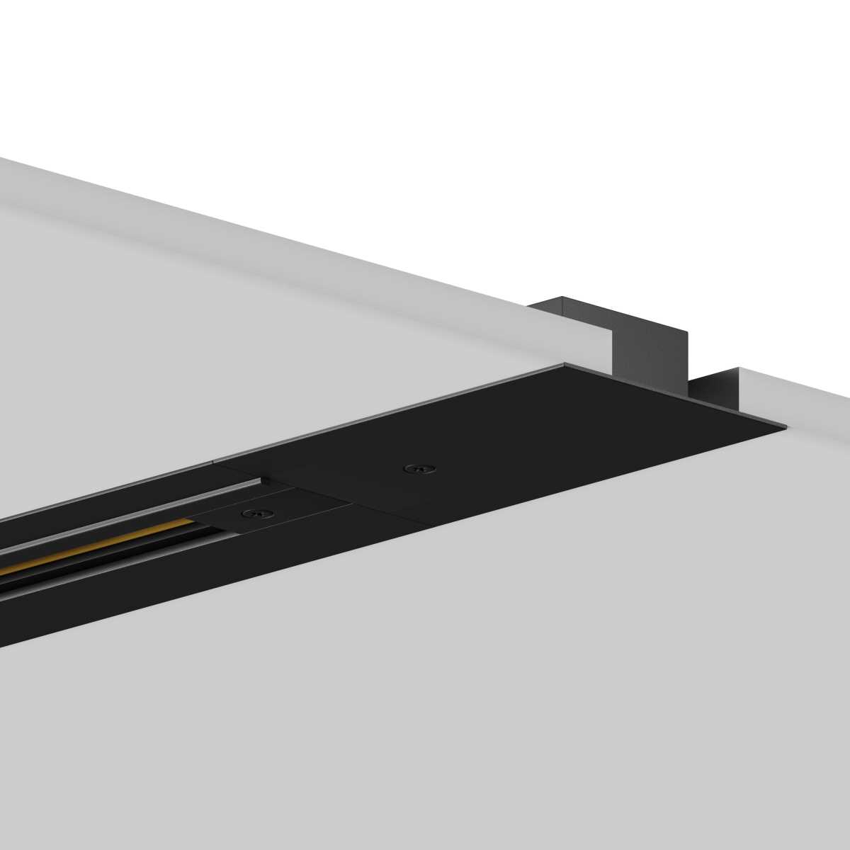 Трековые систем Шинопровод Hesby Lighting Skylite встраиваемый Однофазный 220В-2м, чёрный HSBL_0012 черный металлические / алюминий — фото 5