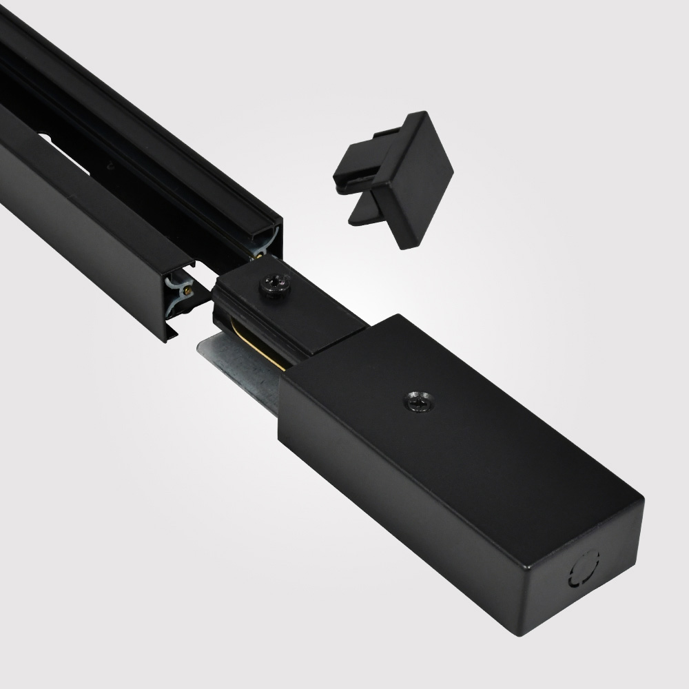 Трековые систем Шинопровод накладной Hesby Lighting Skylite Однофазный 220В-1м, чёрный HSBL_0001 черный металлические / алюминий — фото 4