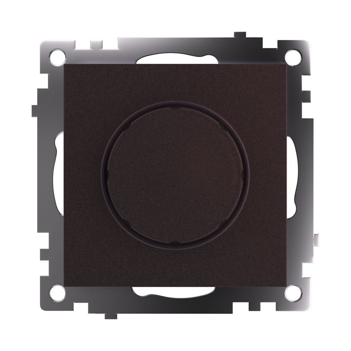 Электротовар Выключатель диммирующий TRIAC Stekker Катрин шоколад GLS10-7106-04 49017, Коричневый коричневый поликарбонат / латунь — фото 3