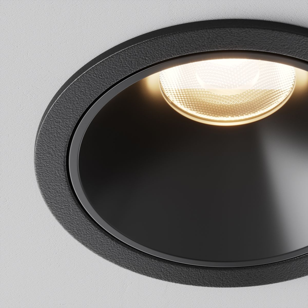 Офисное освещение Встраиваемый светильник Maytoni Technical Alfa LED DL043-01-10W3K-RD-B-1, Черный черный алюминий — фото 3