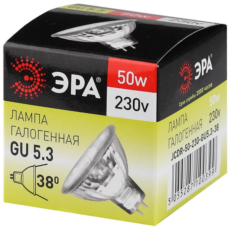 Лампочк Лампа галогенная ЭРА GU5.3 прозрачная GU5.3-JCDR () ---CL — фото 3