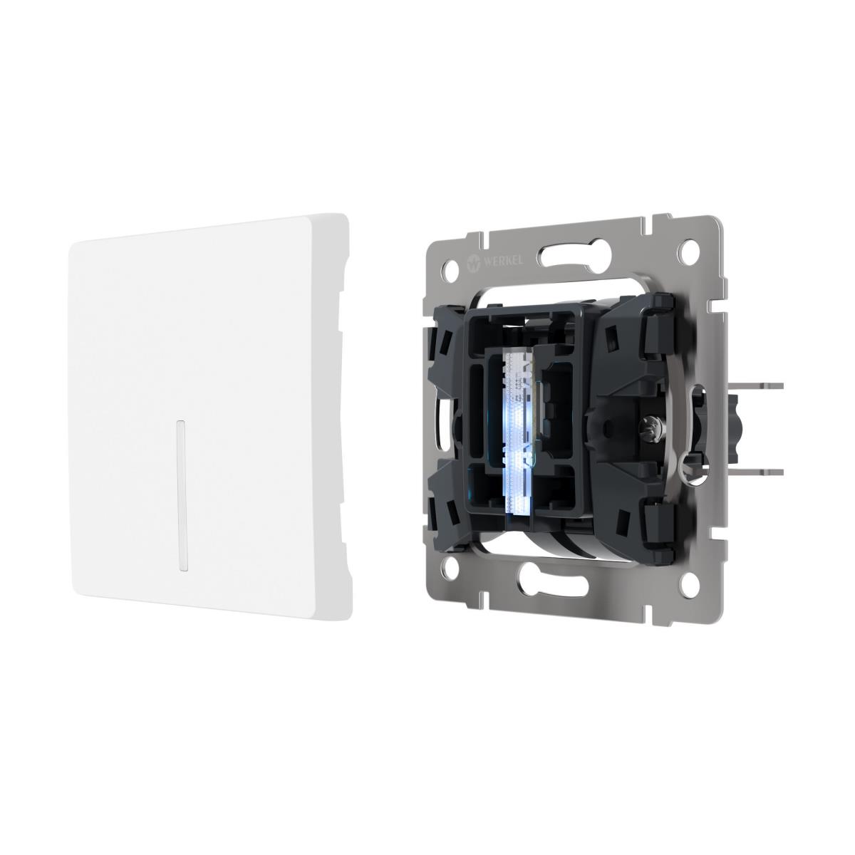 Электротовар Блок LED подсветки для выключателя Werkel 2 шт. голубой W8010102 4690389213519 голубой поликарбонат — фото 3