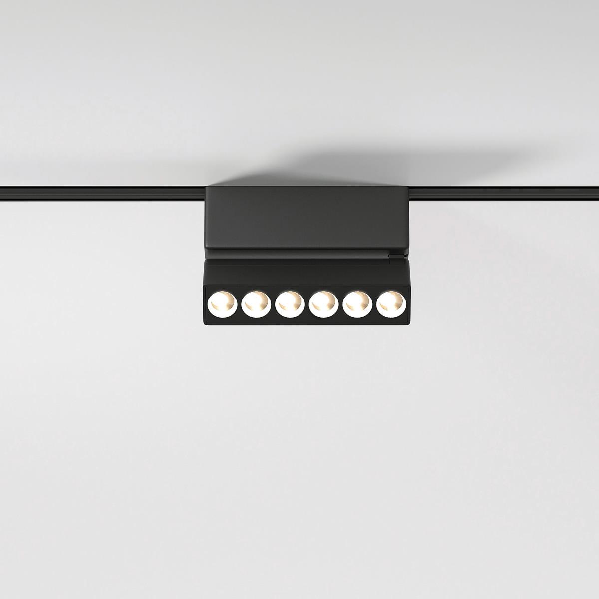 Трековые светильник Трековый светодиодный светильник Elektrostandard Flat Magnetic Insight 85090 01 черный черный металлические / алюминий / пластик — фото 2