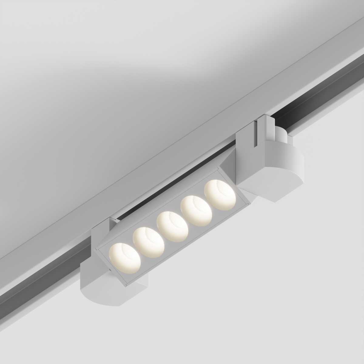 Трековые светильник Трековый линейный светильник направленного света Hesby Lighting Skylite… белый металлические / полимер / алюминий — фото 4