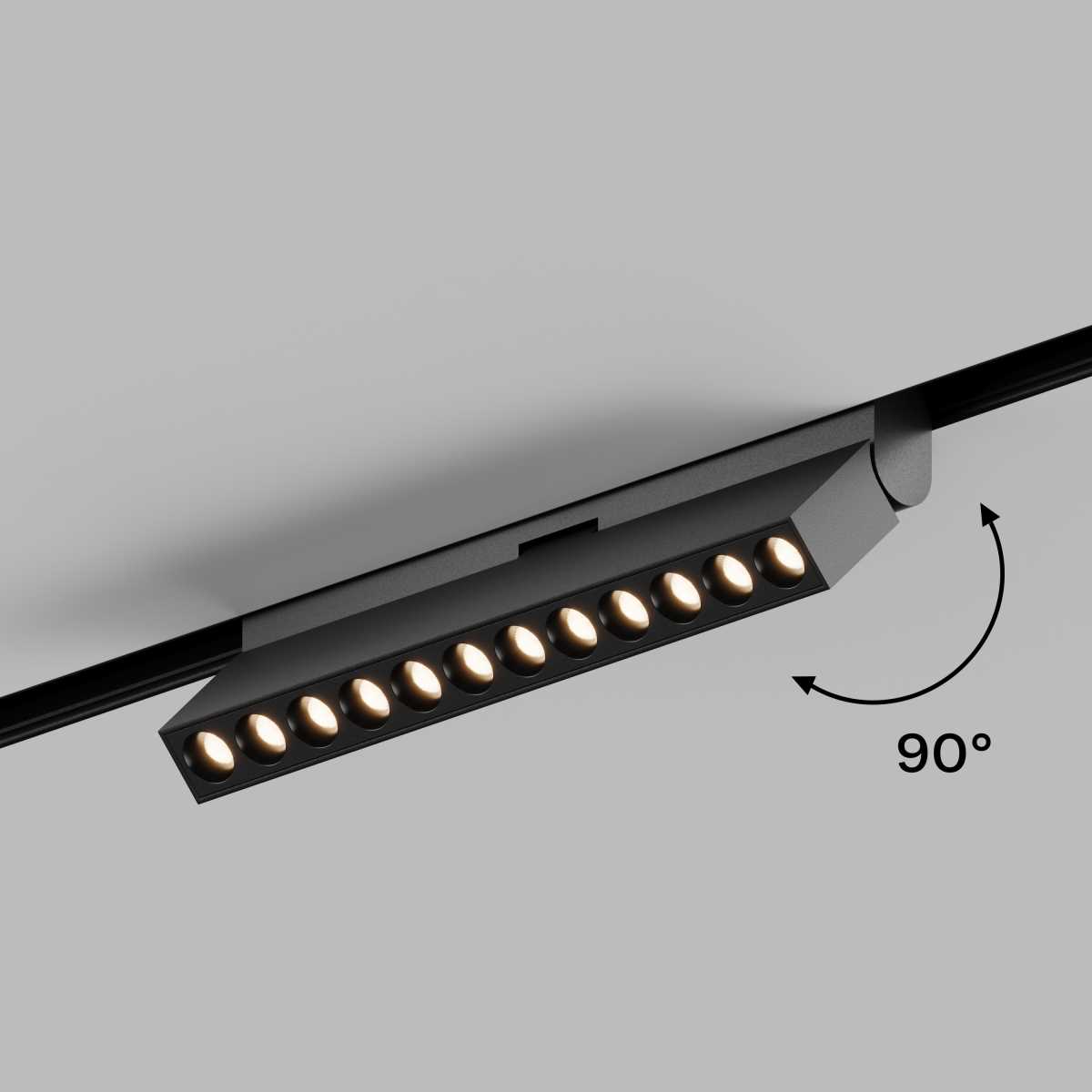 Трековые светильник Трековый линейный светильник направленного света Hesby Lighting ElDeko -, чёрный… черный металлические / алюминий — фото 4