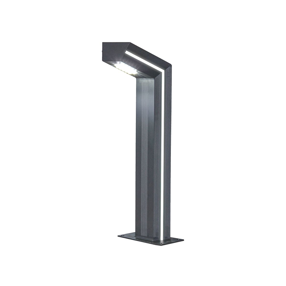 Уличное освещение Уличный светодиодный светильник Kink Light Такоми 09207-F(220V),16(07), Серый серый металлические / металл — фото 2