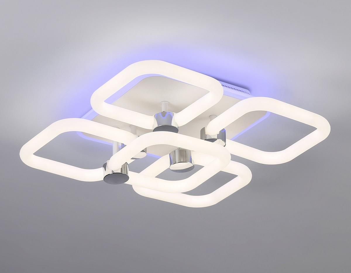 Потолочная люстра Потолочная светодиодная люстра Ambrella light Acrylica Original, Белый белый металлические / металл / акрил — фото 2