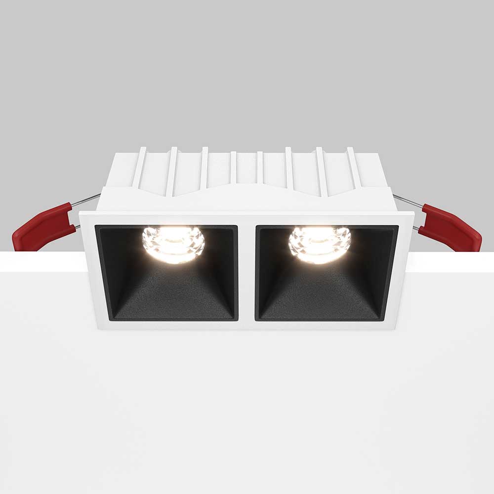 Офисное освещение Встраиваемый светильник Maytoni Alfa LED DL043-02-10W4K-SQ-WB, Белый белый металлические / алюминий и пластик — фото 2