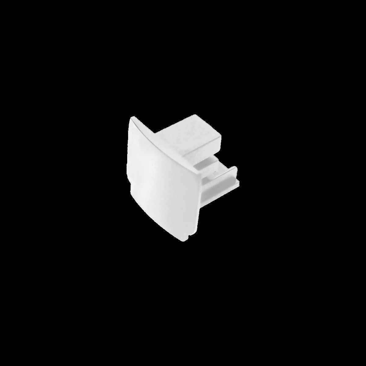 Трековые систем Заглушка боковая к треку 5040xx-(F) / (R) Quattro Lightstar 504166-FR, Белый белый пластиковые / пластик — фото 2