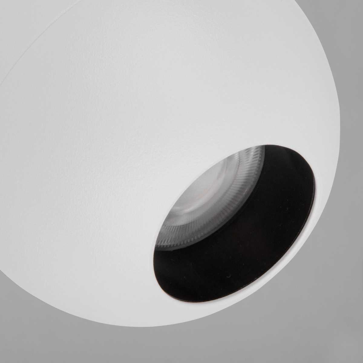 Трековые светильник Трековый светодиодный светильник Elektrostandard Ball белый белый металлические / алюминий — фото 6