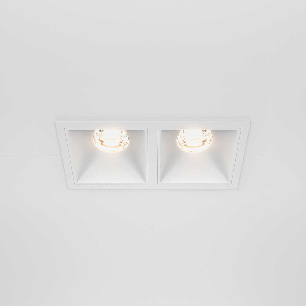 Офисное освещение Встраиваемый светильник Maytoni Alfa LED DL043-02-10W3K-SQ-W, Белый белый металлические / алюминий и пластик — фото 5