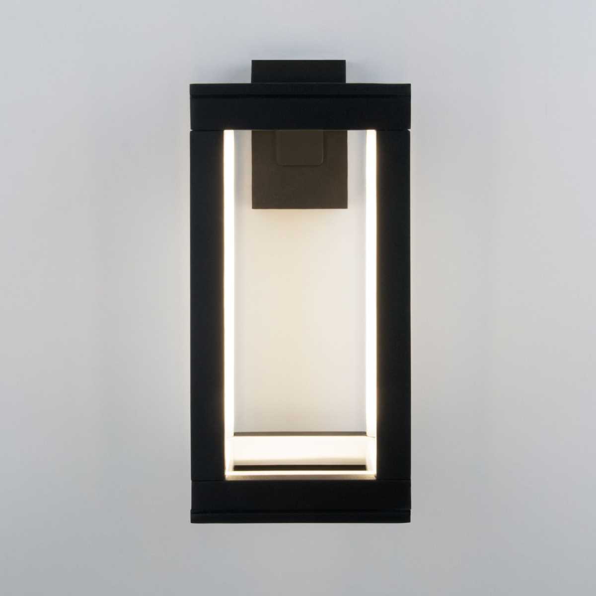 Уличное освещение Уличный настенный светодиодный светильник Elektrostandard Frame 1527 Techno Led… черный металлические / алюминий — фото 2