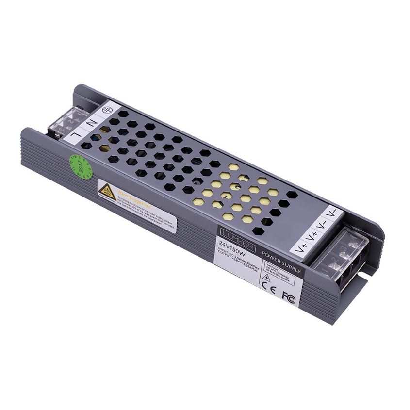 Светодиодные лент Блок питания SWG IP20 6,25A, Черный черный металлические — фото 2