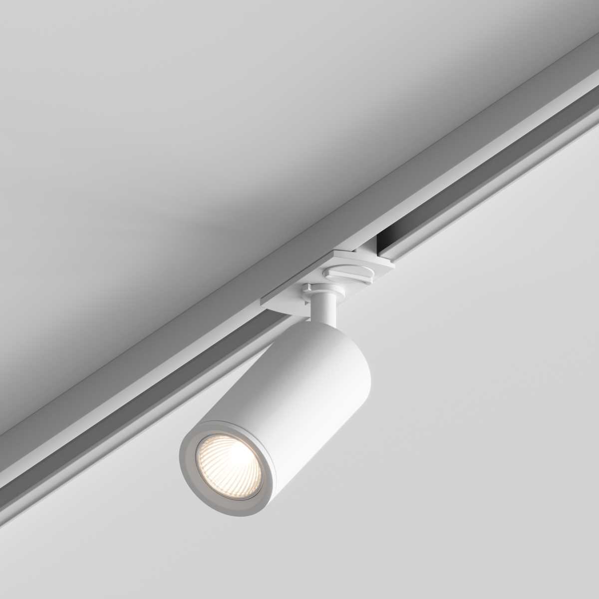 Трековые светильник Трековый точечный светильник Hesby Lighting Skylite Однофазный , белый HSBL_0044 белый металлические / алюминий — фото 6