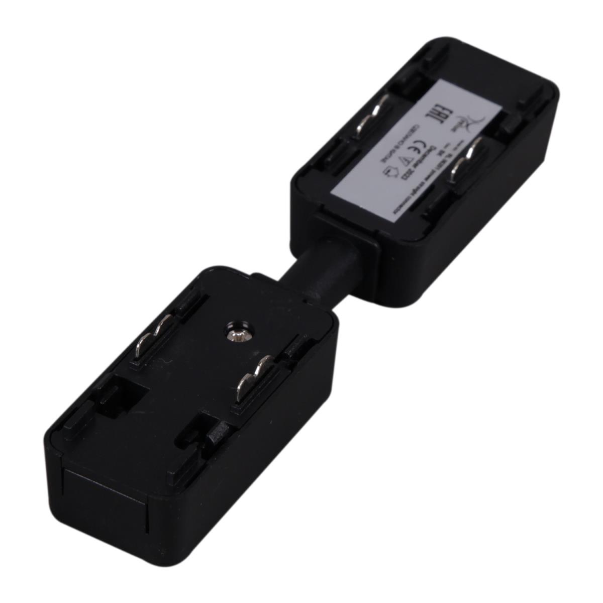 Трековые систем Коннектор Reluce RL 06201 power straight connector BK, Черный черный пластиковые — фото 2