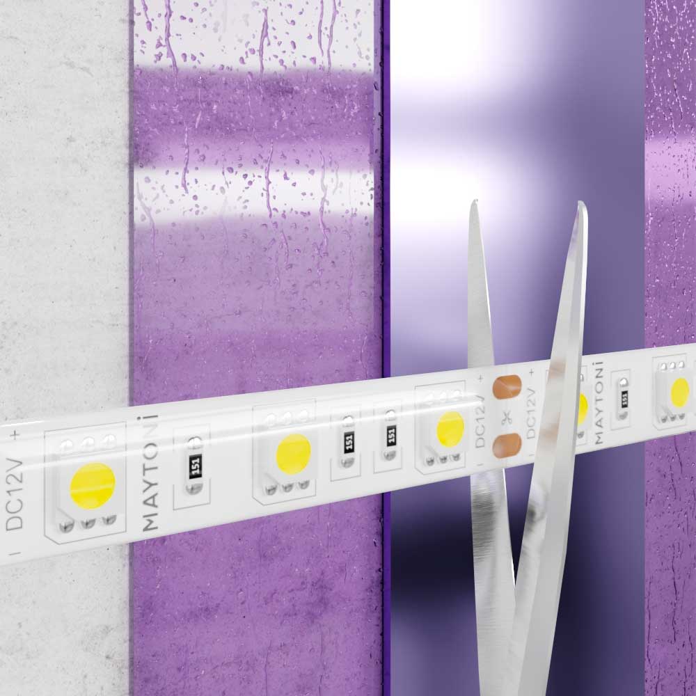 Светодиодные лент Светодиодная влагозащищенная лента Maytoni Technical m 60LED m 5050SMD холодный, Белый белый металлические / медь / металл — фото 4