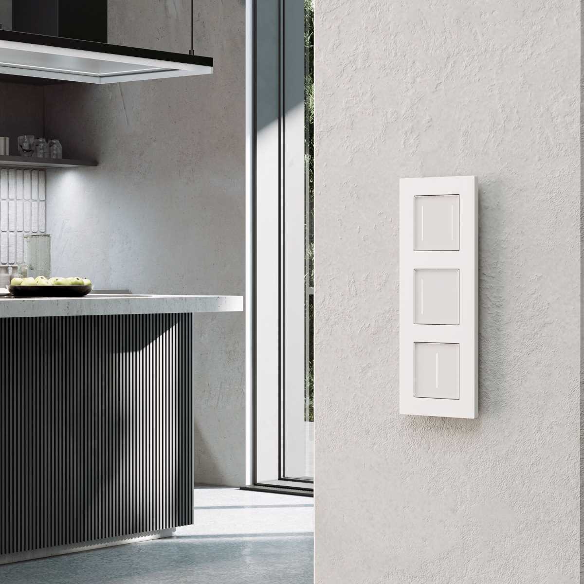 Электротовар Рамка Werkel Slab на 3 поста белый матовый W0032961 4690389193439 белый поликарбонат — фото 3