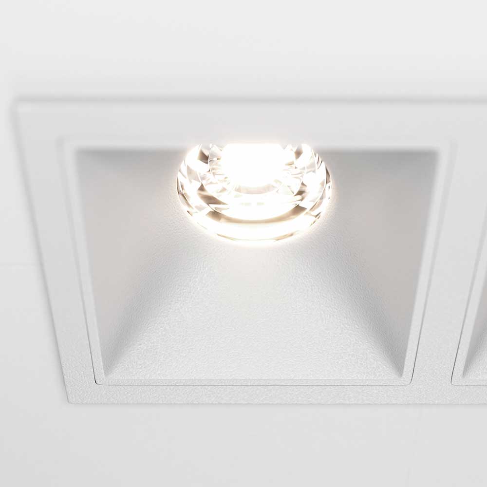 Офисное освещение Встраиваемый светильник Maytoni Alfa LED DL043-02-10W4K-SQ-W, Белый белый металлические / алюминий и пластик — фото 5