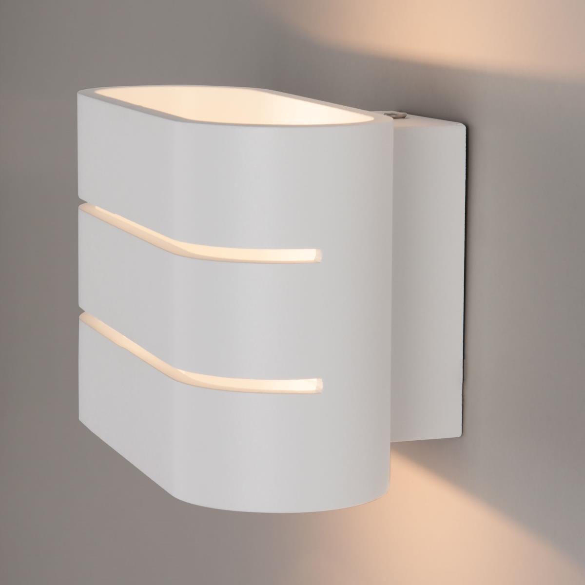 Настенные светильник Настенный светодиодный светильник Elektrostandard Light Line MRL 1248, Белый белый металлические / металл / пластик — фото 2