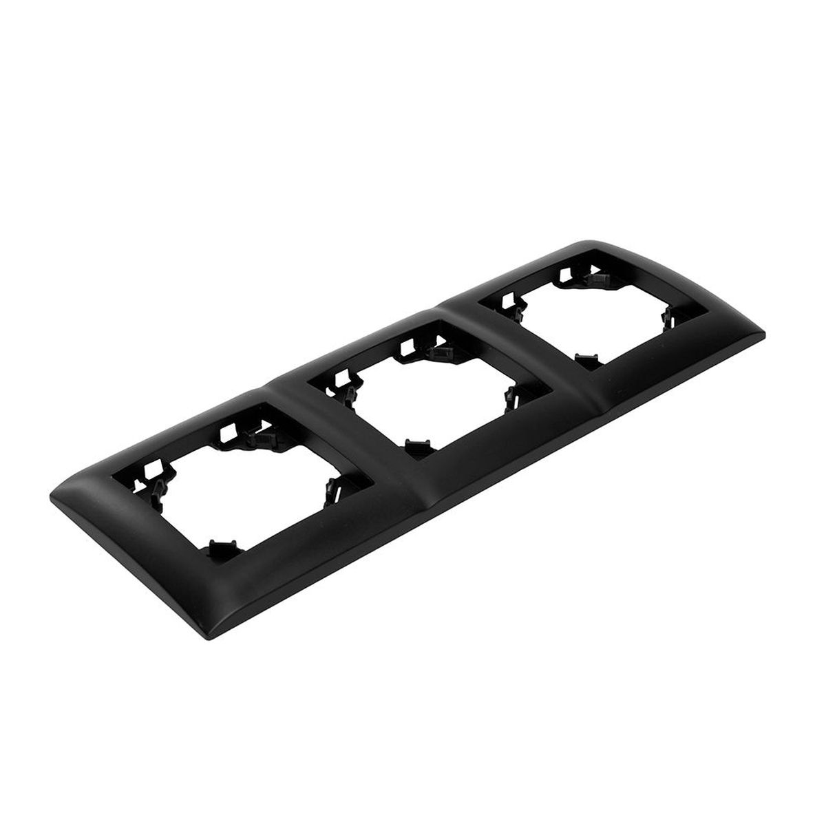 Электротовар Рамка 3-постовая Stekker Эрна Элегант черный PFR00-9013-03 49663 черный abs-пластик — фото 5