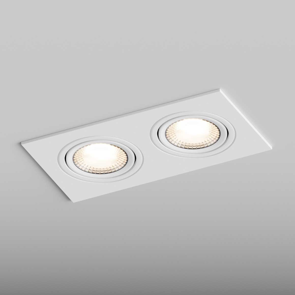 Светильник Встраиваемый светильник Hesby Lighting Hesby Atlas IP, GU5.3, белый HSBL_0088 белый пластиковые / полимер — фото 4