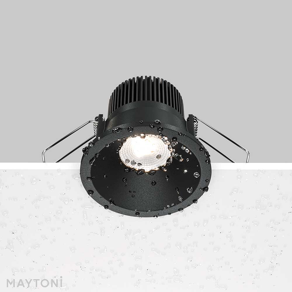 Офисное освещение Встраиваемый светодиодный светильник Maytoni Technical Zoom DL034-01-06W4K-B, Черный черный металлические / алюминий / металл — фото 3