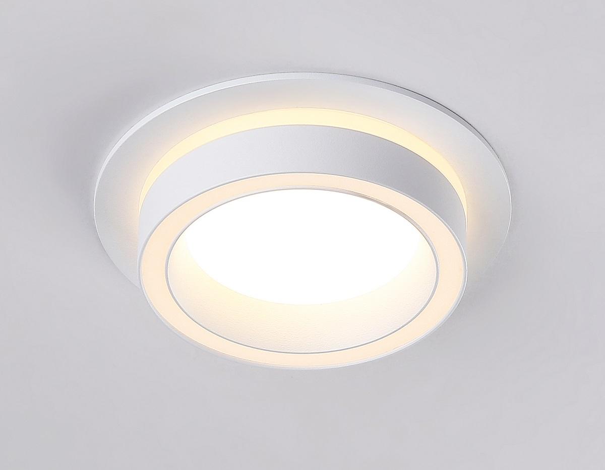 Светильник Встраиваемый светильник Ambrella light Techno Spot Acrylic tech, Белый белый металлические / металл — фото 3