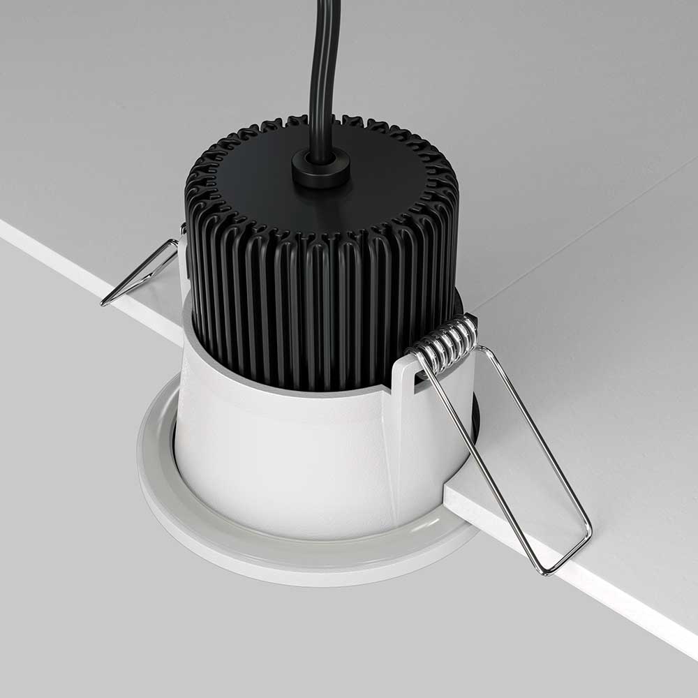 Офисное освещение Встраиваемый светодиодный светильник Maytoni Technical Zoom DL034-01-06W4K-W, Белый белый металлические / алюминий / металл — фото 5
