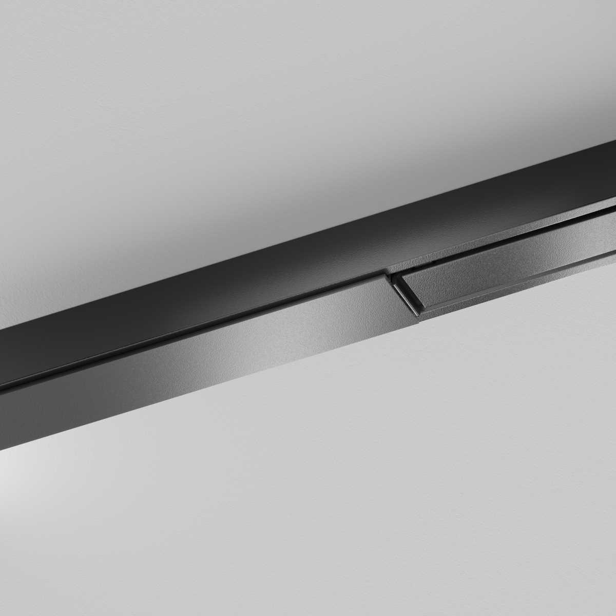 Трековые систем Декоративная накладка 1шт Exility X, черная Maytoni Technical EXILITY X Accessories… черный алюминий — фото 3