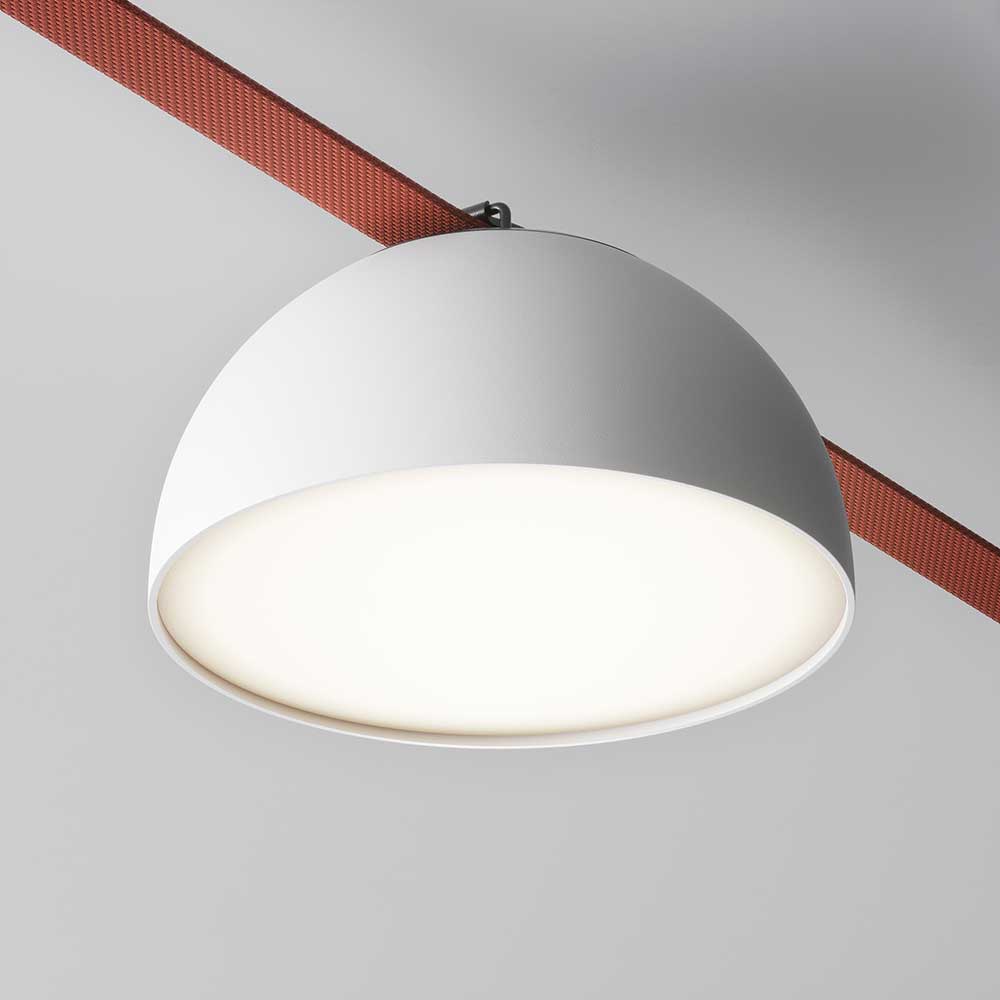 Подвесные светильник Подвесной светодиодный светильник Maytoni Technical Pendant system Parity Bowl, Белый белый металлические / алюминий / алюминий, поликарбонат — фото 2
