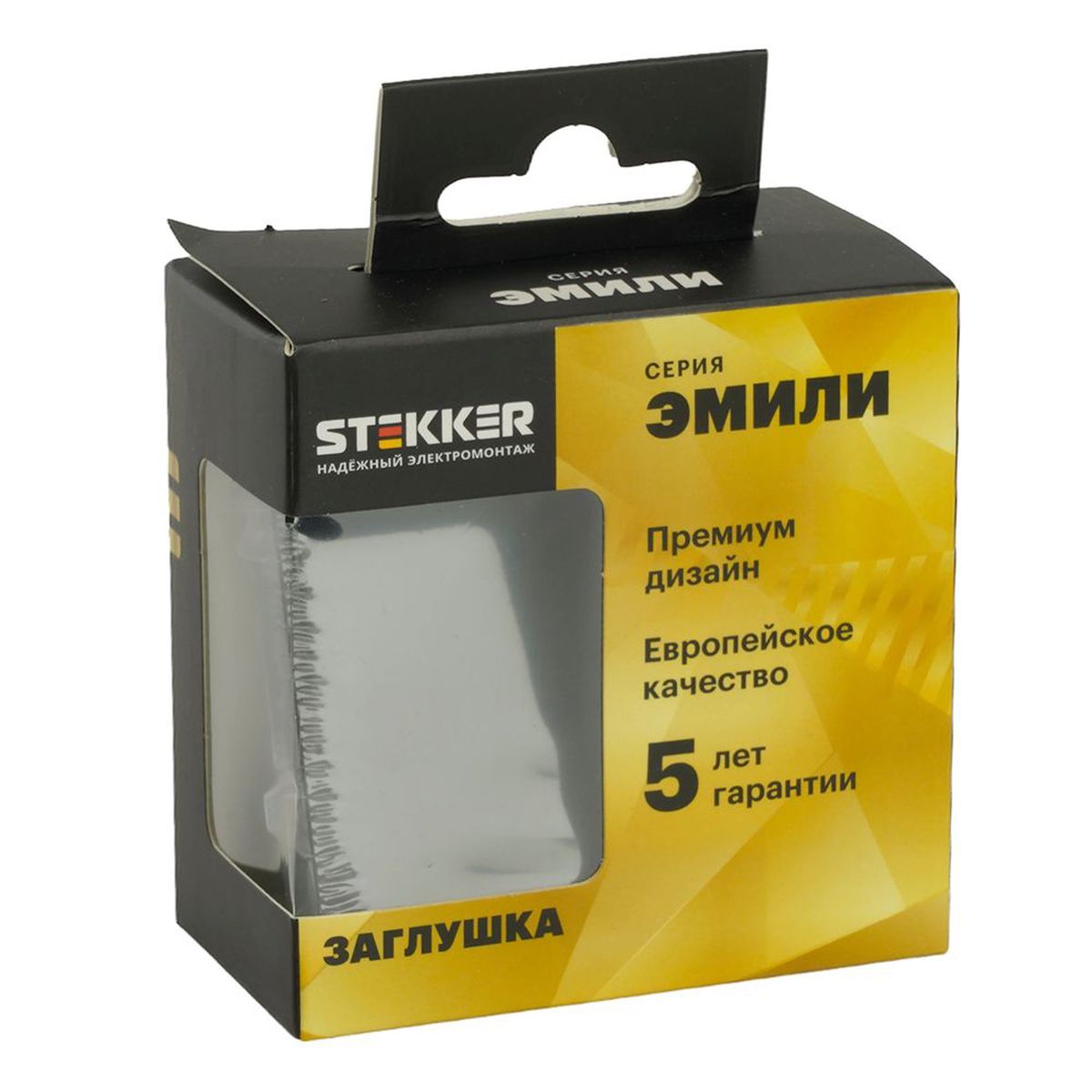 Электротовар Заглушка (механизм), серия Эмили, черный уголь, soft touch, RST00-5116-05 49857 черный поликарбонат — фото 5