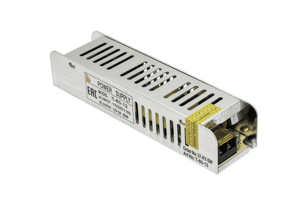 Светодиодные лент Блок питания SWG IP20 5A, Серый серый металлические — фото 3