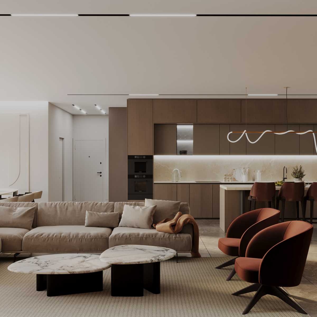 Трековые светильник Трековый линейный светильник Hesby Lighting ElDeko,300мм-, черный HSBL_0150 черный металлические / алюминий — фото 6