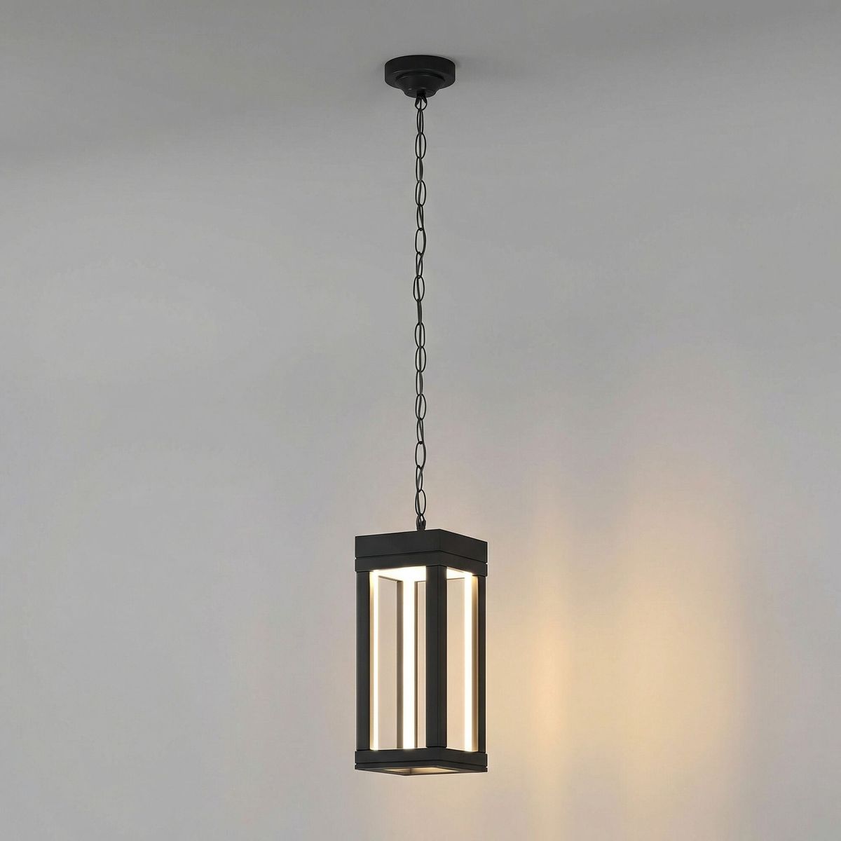 Уличное освещение Уличный подвесной светодиодный светильник Elektrostandard Frame 1528 TECHNO LED… черный металлические / металл — фото 2