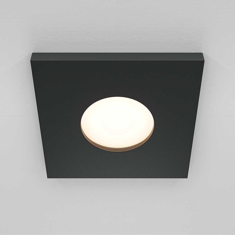 Офисное освещение Встраиваемый светильник Maytoni Technical Stark DL083-01-GU10-SQ-B, Черный черный металлические / алюминий / металл — фото 5