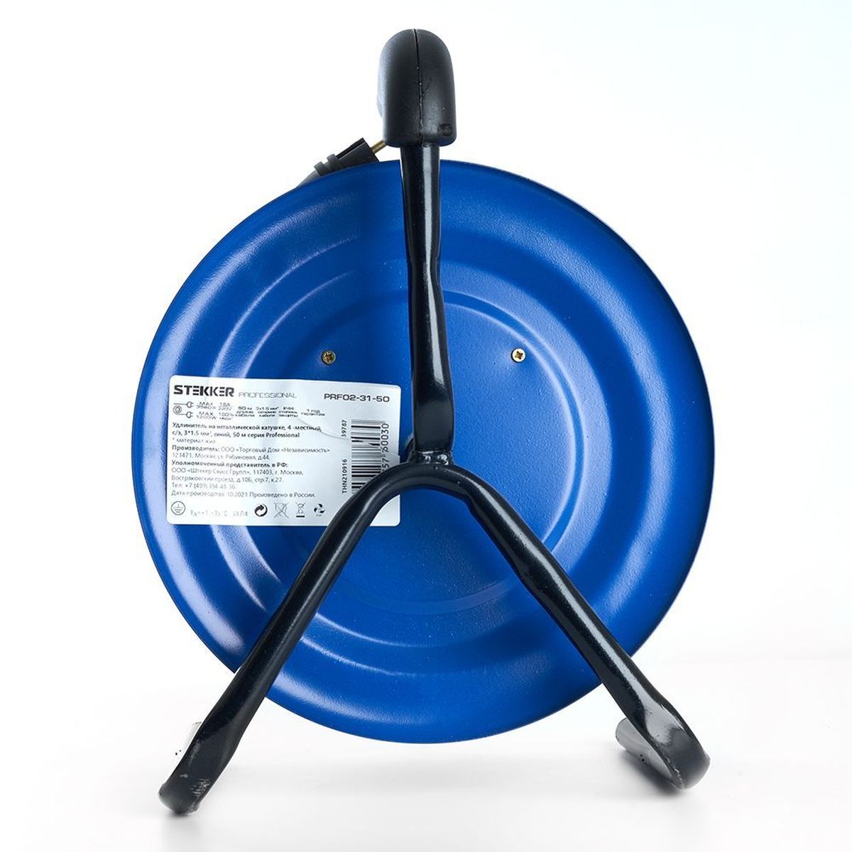 Электротовар Удлинитель Stekker Professional 4гн 30м с / з PRF02-31-30 39786, Синий синий металлические / медь — фото 4