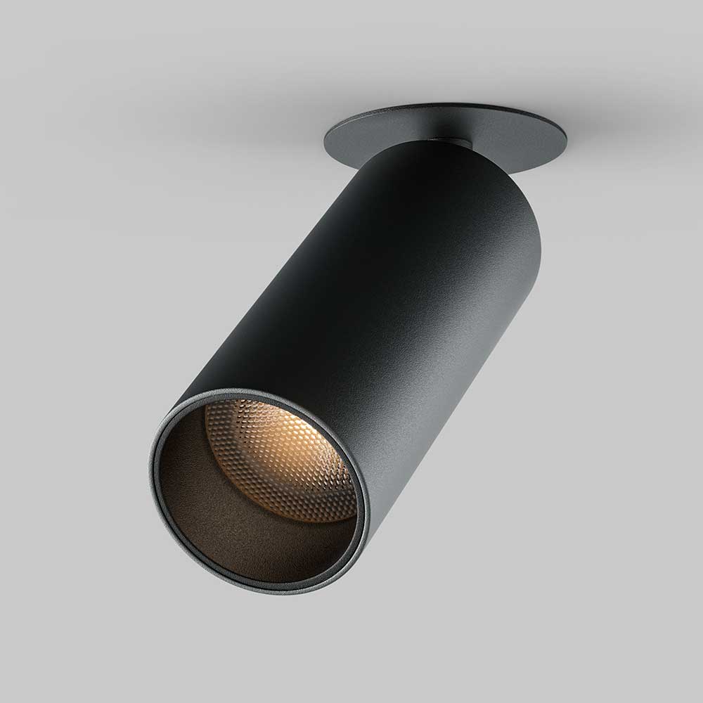 Спот Встраиваемый светодиодный спот Maytoni Technical Focus, Черный черный металлические / алюминий — фото 2