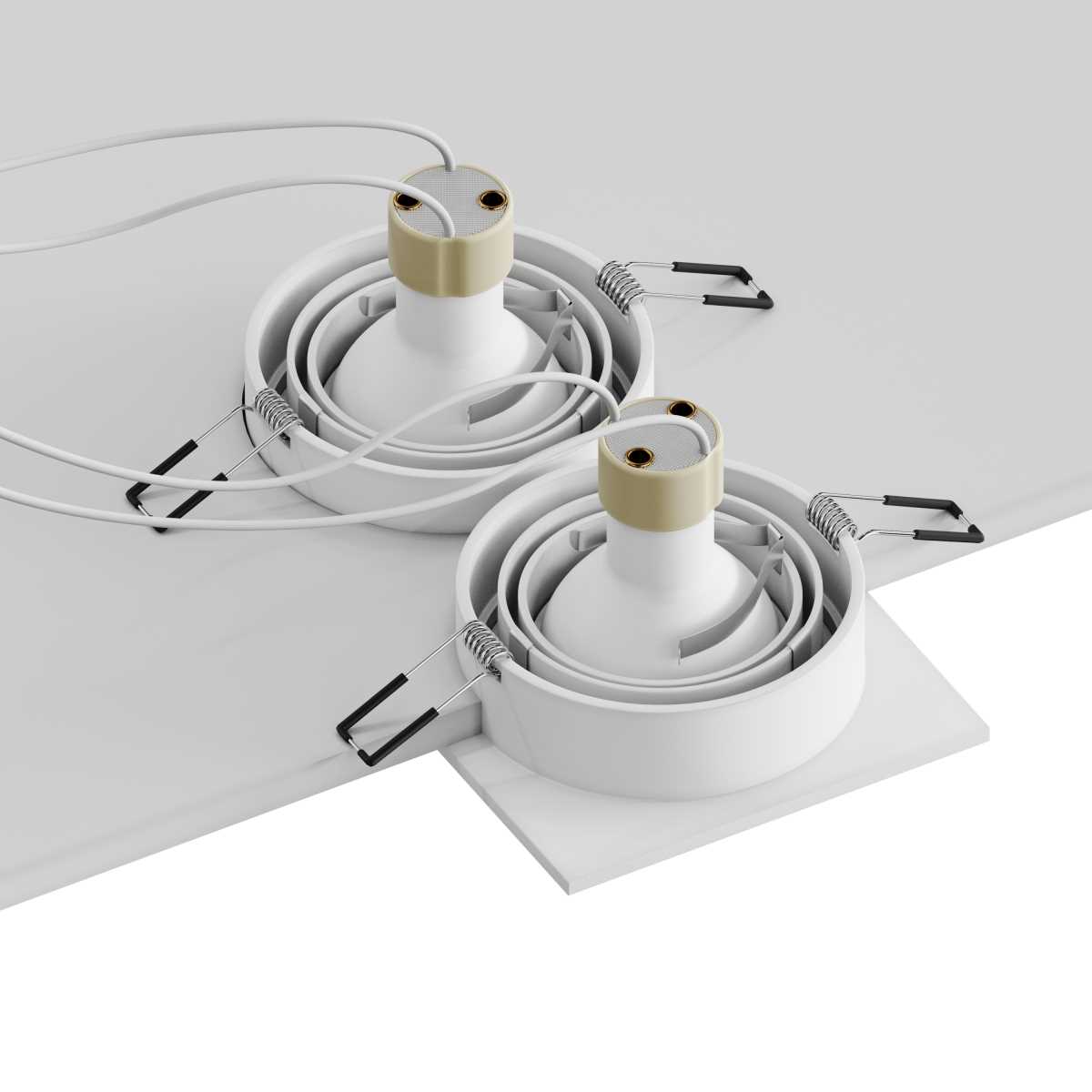 Светильник Встраиваемый светильник Hesby Lighting Hesby Breeze IP, белый HSBL_0098 белый металлические / алюминий — фото 2