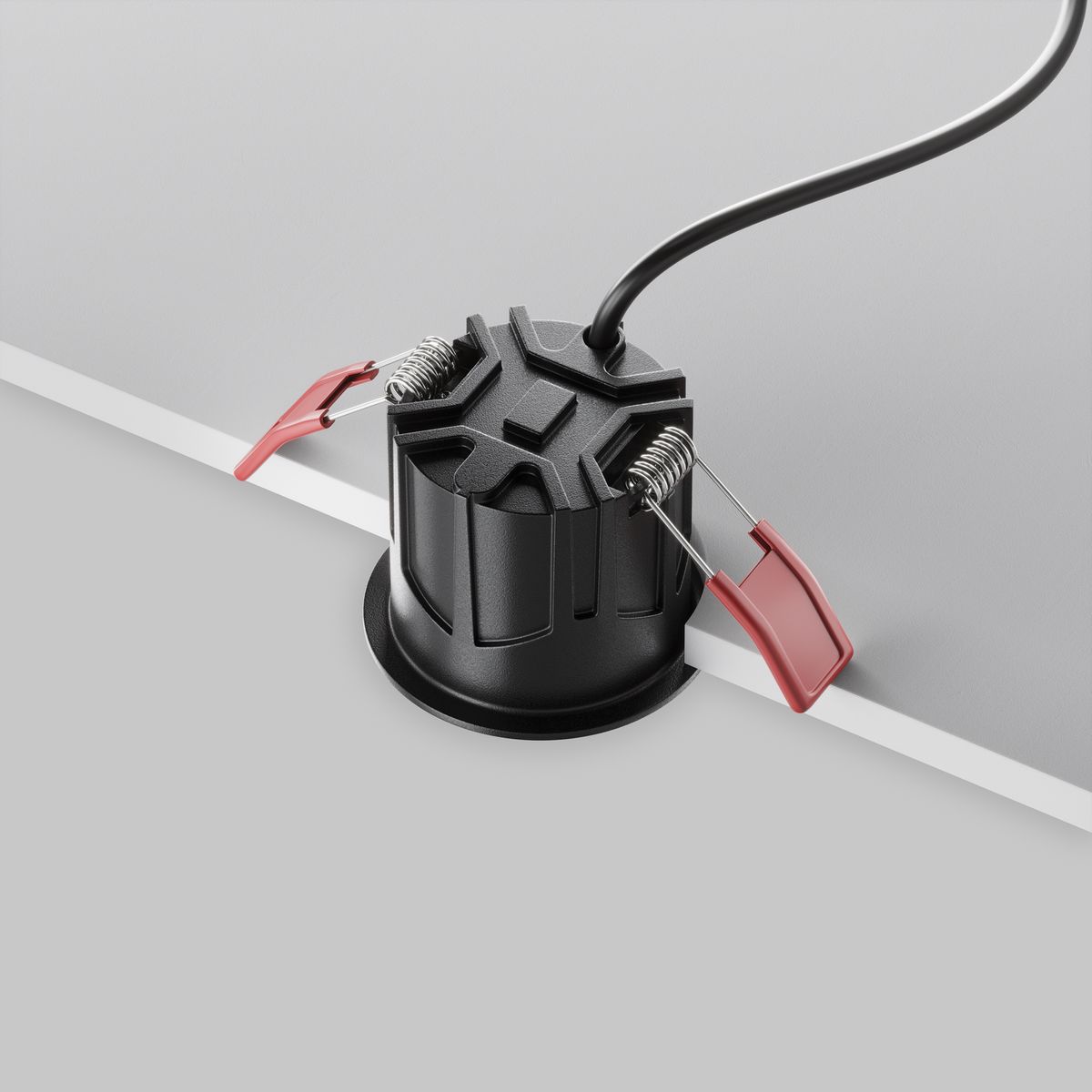 Офисное освещение Встраиваемый светодиодный светильник Maytoni Technical Downlight Alfa LED… черный металлические / алюминий — фото 6