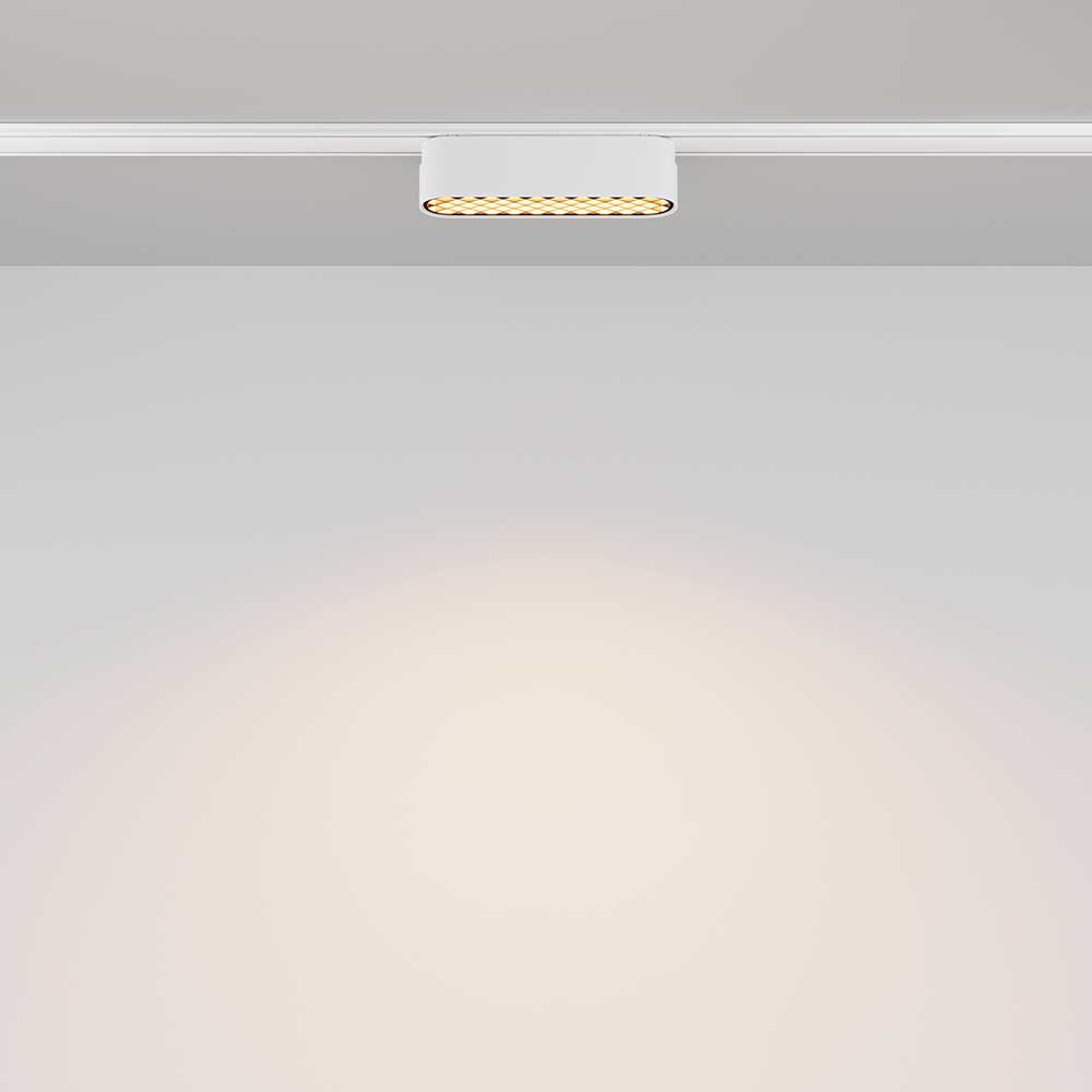 Трековые светильник Трековый светодиодный светильник Maytoni Technical Radity Basis Grid, Белый белый металлические / алюминий / металл — фото 2