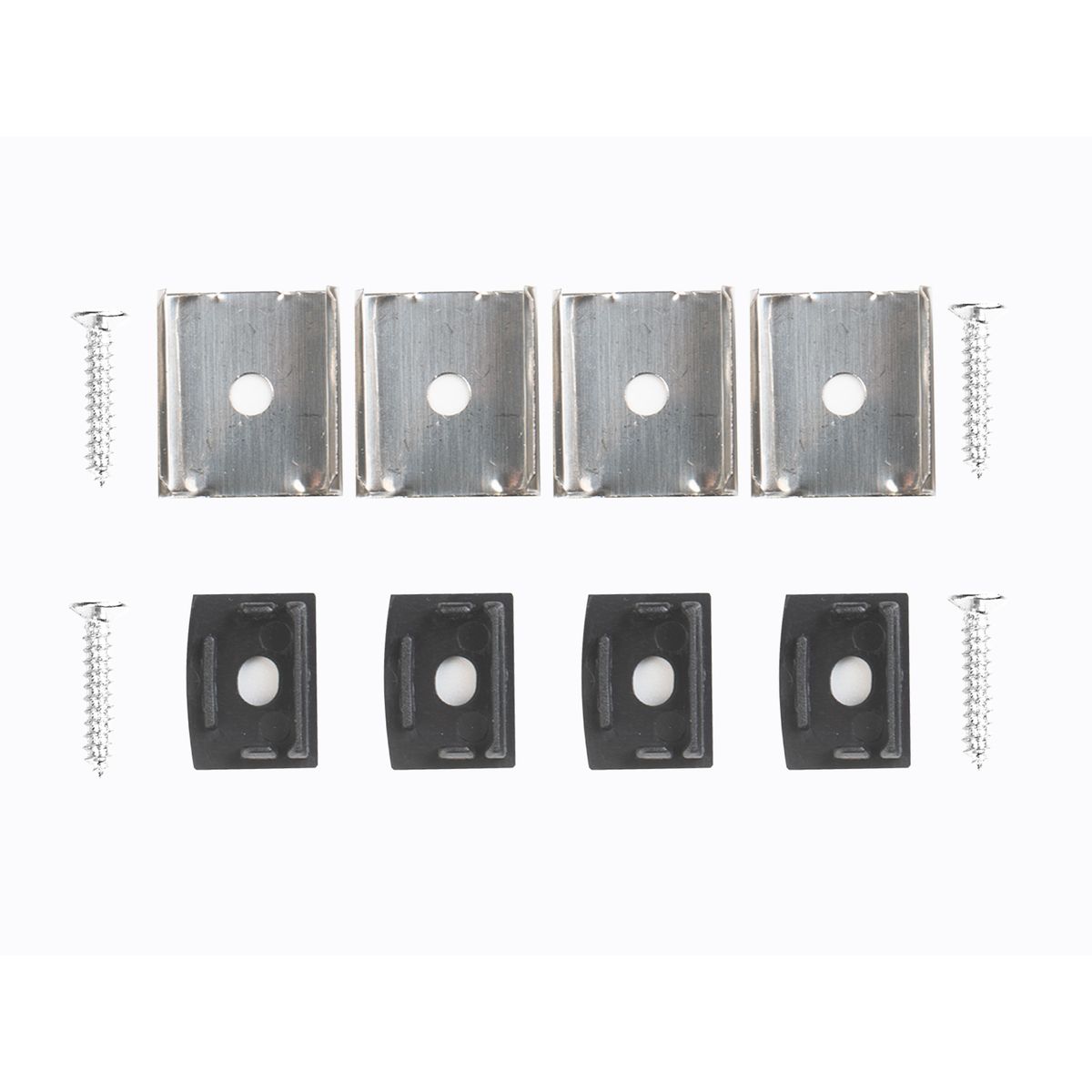 Светодиодные лент Профиль накладной LEDS POWER СПН1712 алюм. черный с призм.рассеивателем 2м черный металлические / алюминий — фото 2