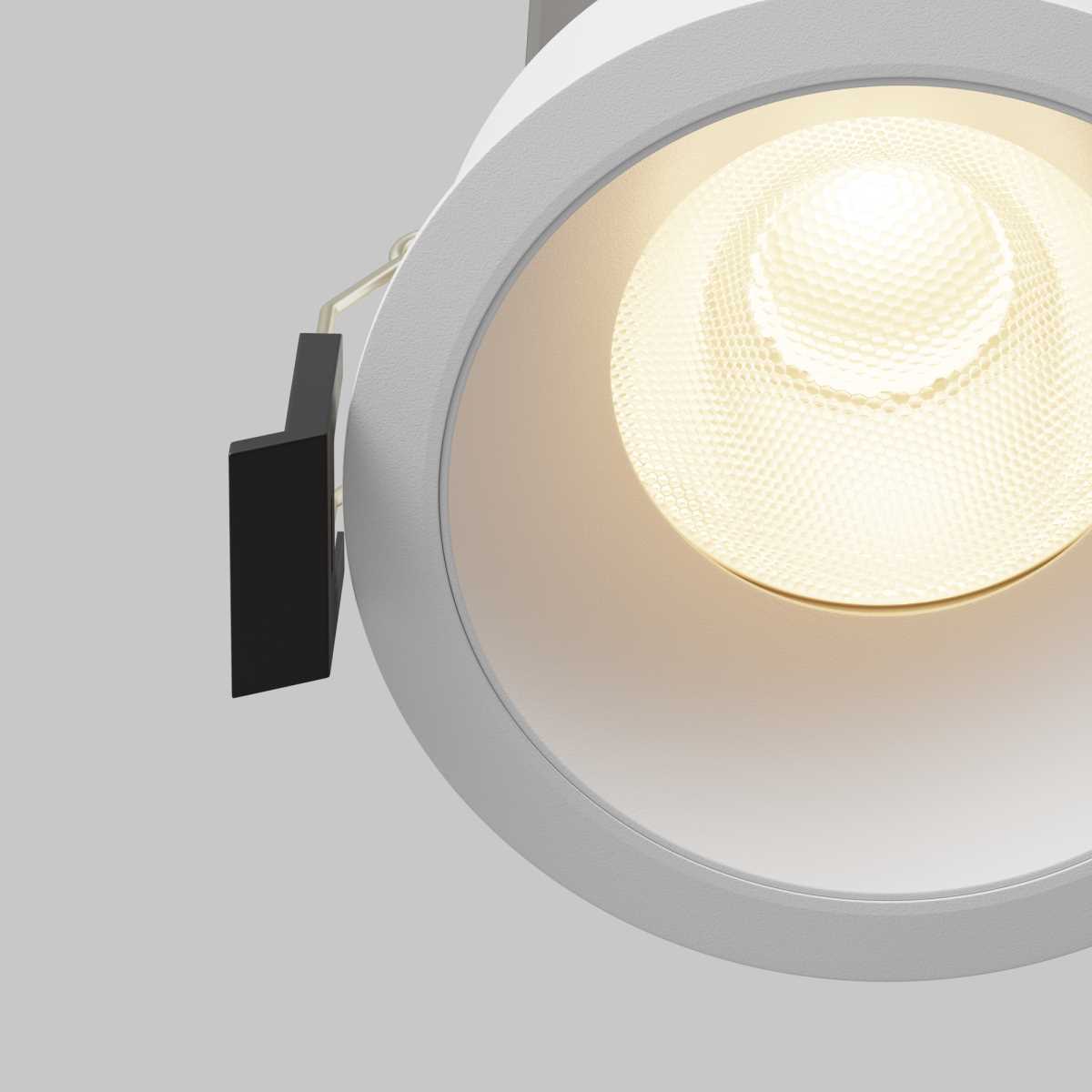 Светильник Встраиваемый светильник Maytoni Technical Downlight Dip, Белый белый алюминий — фото 6