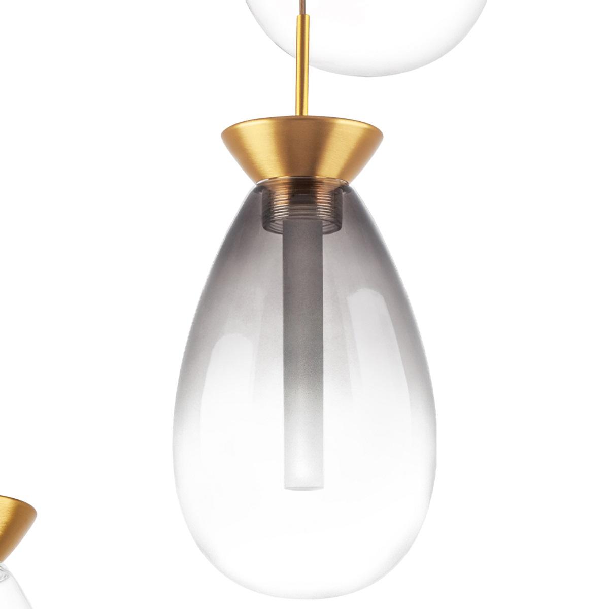 Подвесная люстра Подвесная светодиодная люстра Lightstar Colore, Разноцветный разноцветный стеклянные / металл / стекло — фото 5
