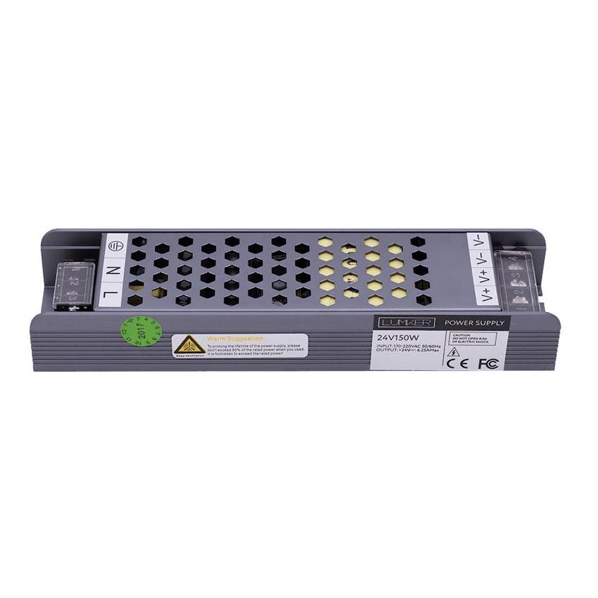 Светодиодные лент Блок питания SWG IP20 6,25A, Черный черный металлические — фото 3