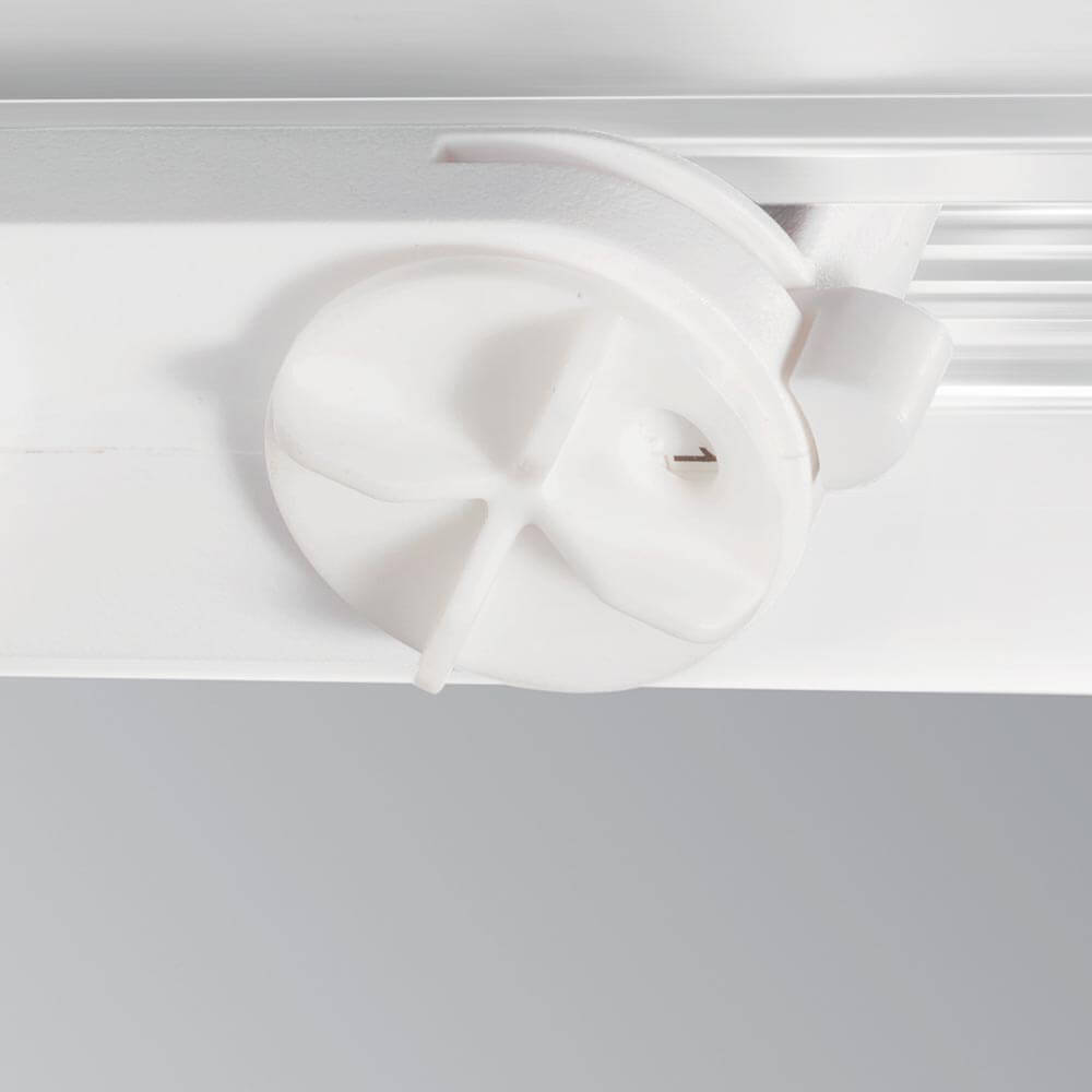 Трековые светильник Трековый светодиодный светильник Ideal Lux Quick 30 WH On-Off, Белый белый металлические / металл — фото 6