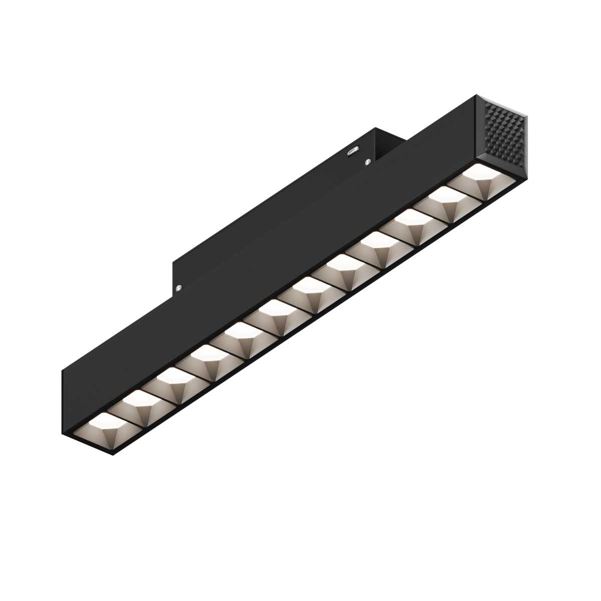 Трековые светильник Трековый линейный светильник направленного света Hesby Lighting ElDeko,220мм-,… черный металлические / алюминий — фото 6