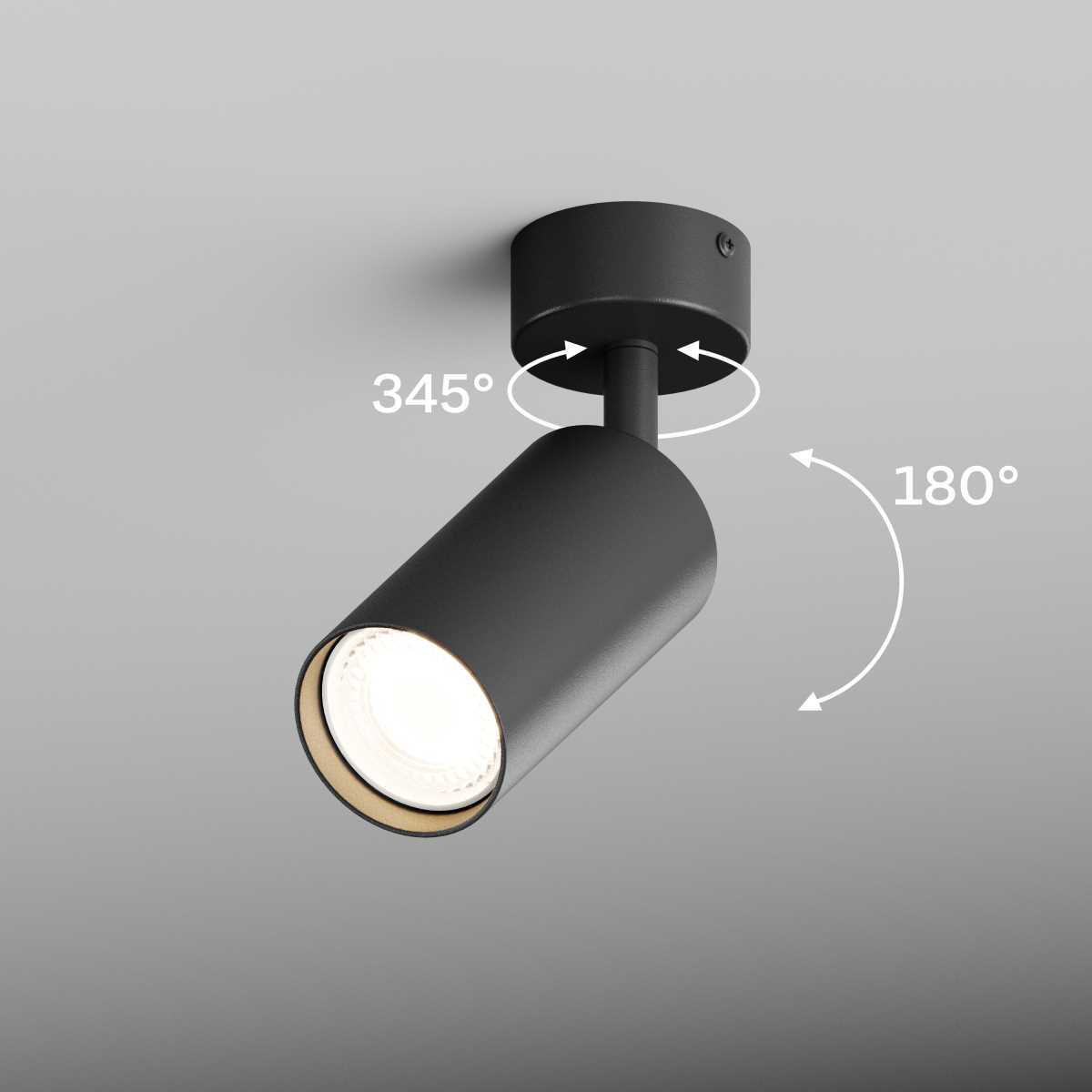 Светильник Точечный светильник Hesby Lighting Hesby Focus IP20, , чёрный HSBL_0089, Черный черный металлические / алюминий — фото 2