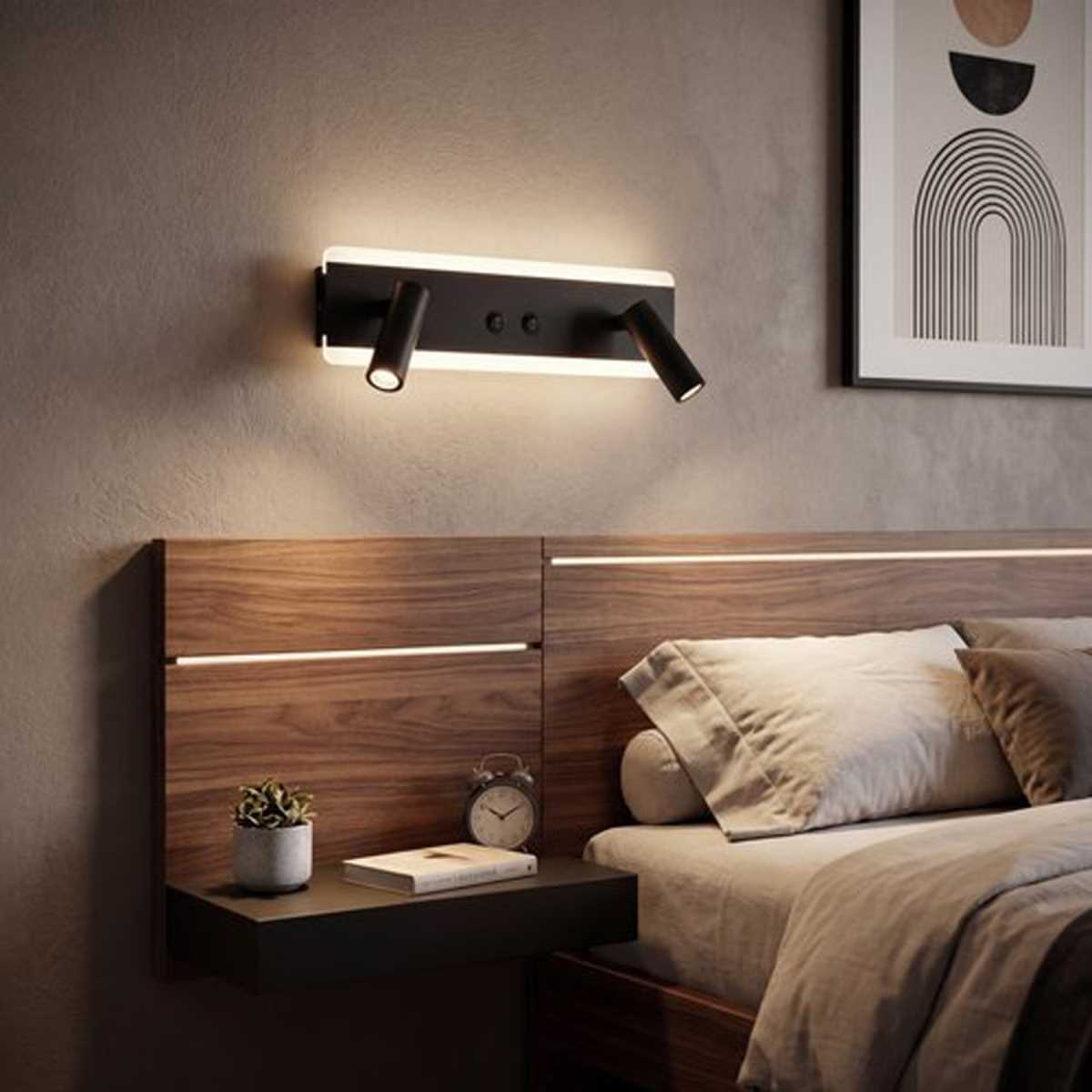 Споты с 2 плафонам Спот Technical 86213-9.2-001CT LED9+ BK, Черный черный металлические / металл / акрил — фото 4